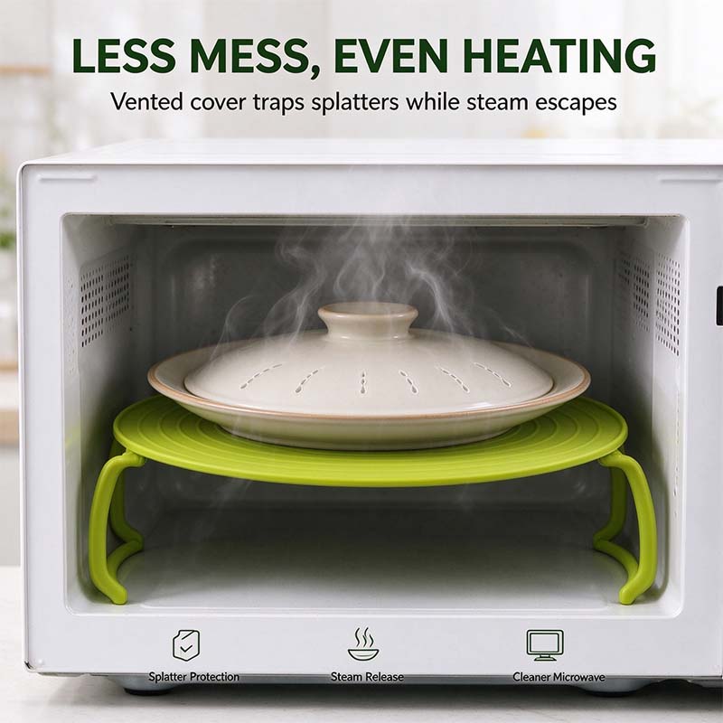 Microwave Splatter Protection Setup