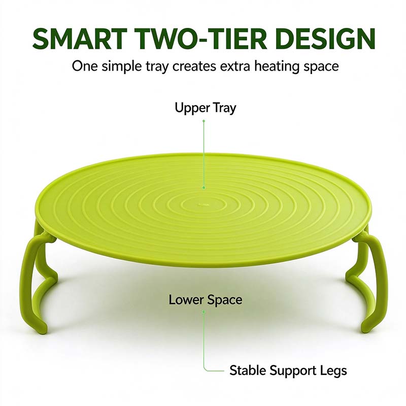 Smart Two Tier Microwave Tray Design