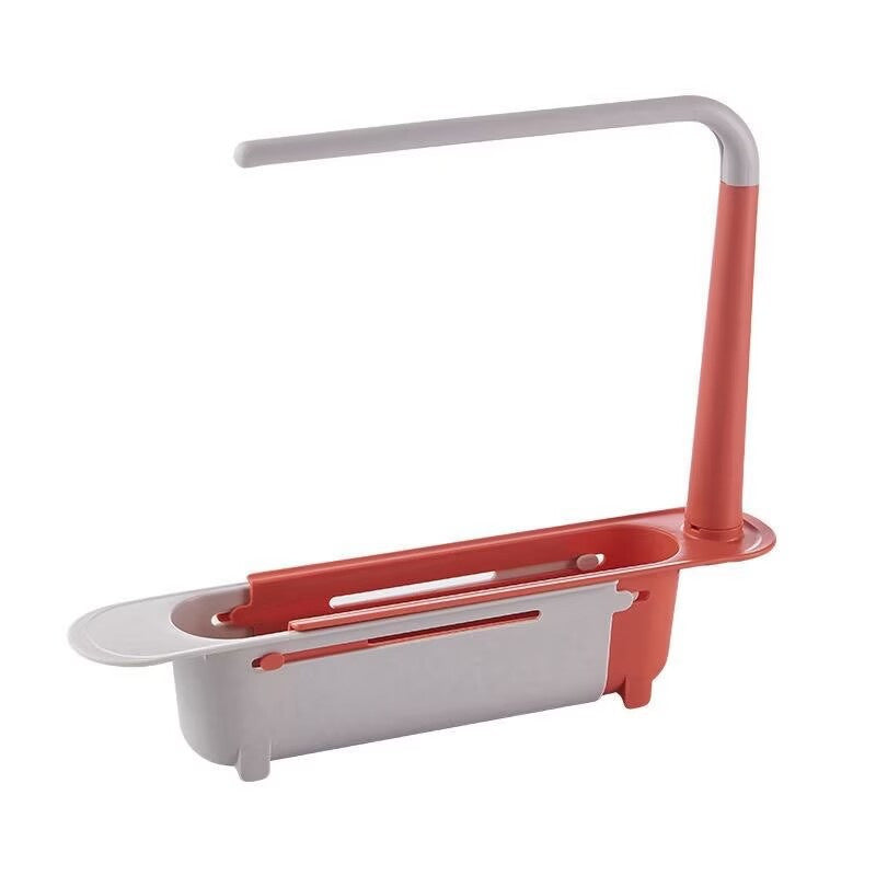 Expandable Sink Organizer Shelf - Waterproof Plastic Rack with No Mold Growth🛁
