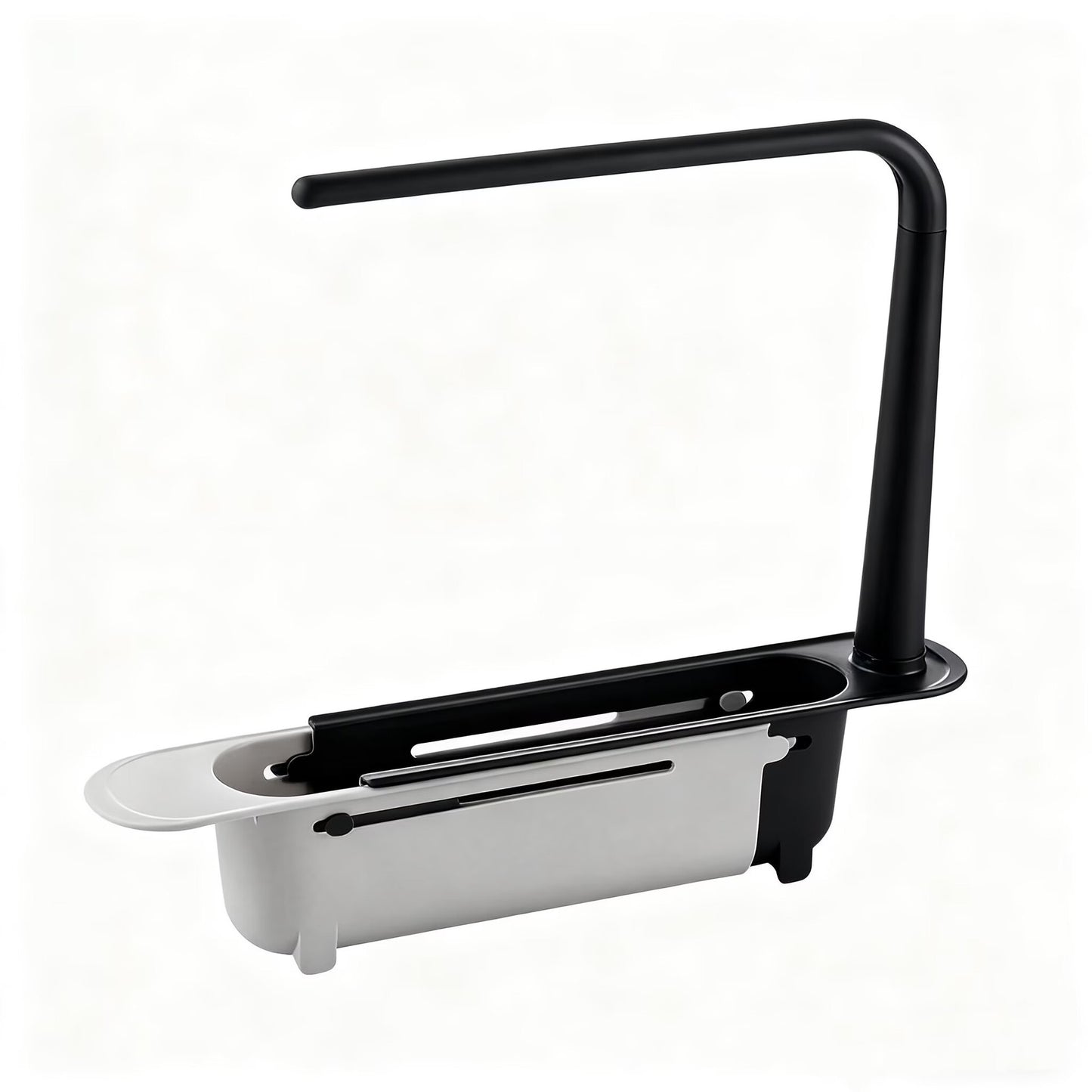Expandable Sink Organizer Shelf - Waterproof Plastic Rack with No Mold Growth🛁