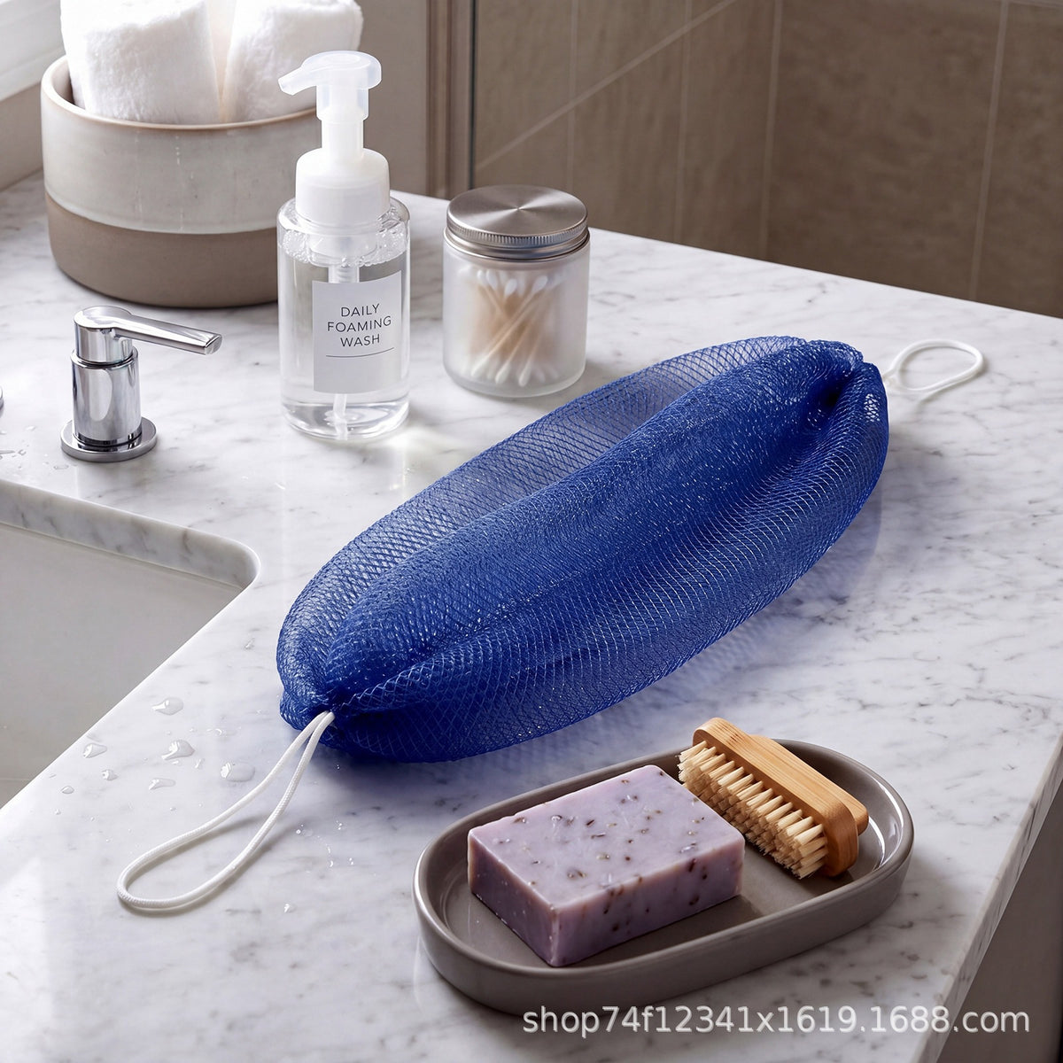 Authentic Exfoliating Net Bath Sponge🛁