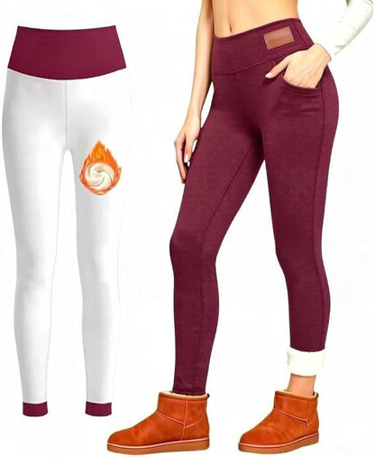 Women's Lined Leggings, Soft and Stretchy Tights 🧘