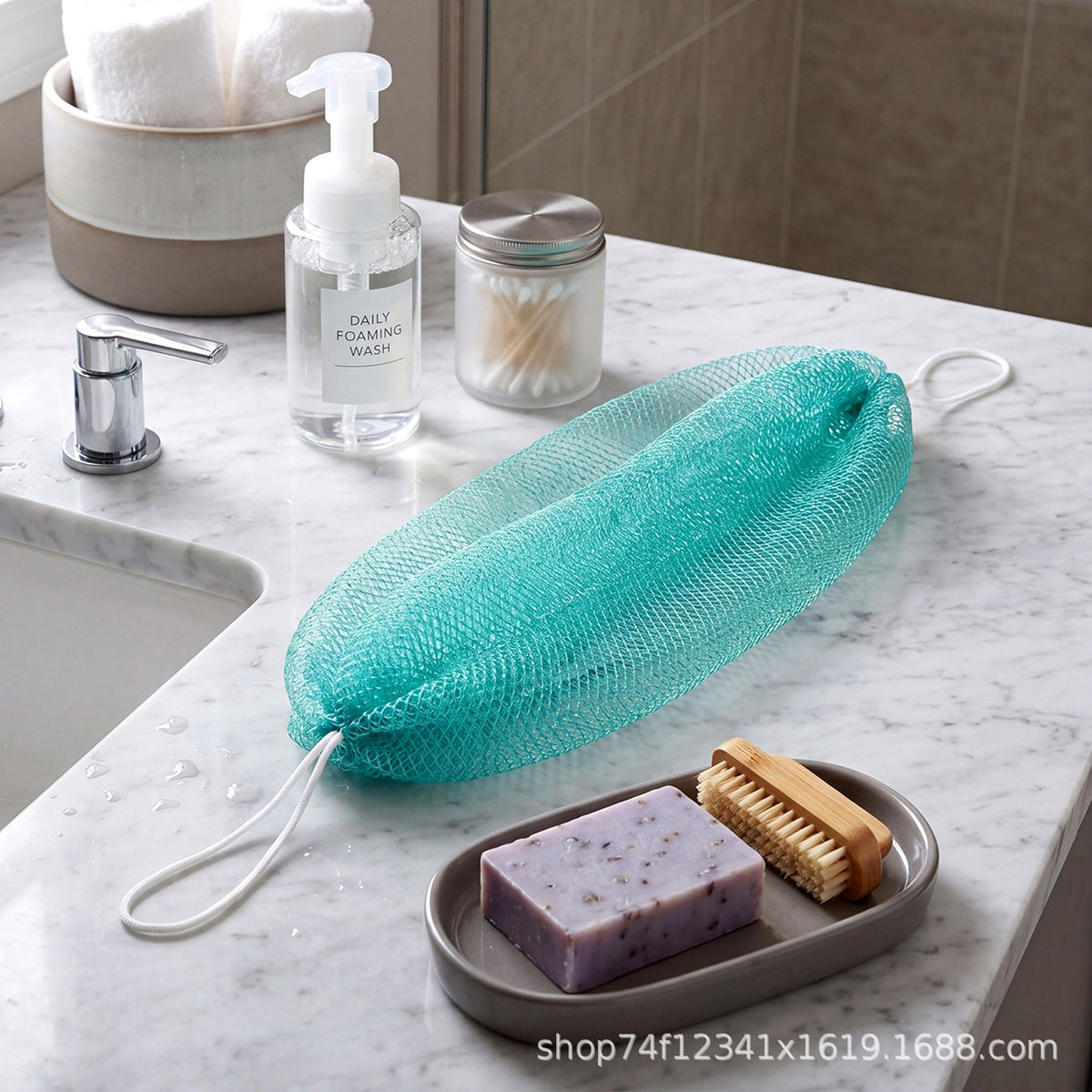 Authentic Exfoliating Net Bath Sponge🛁