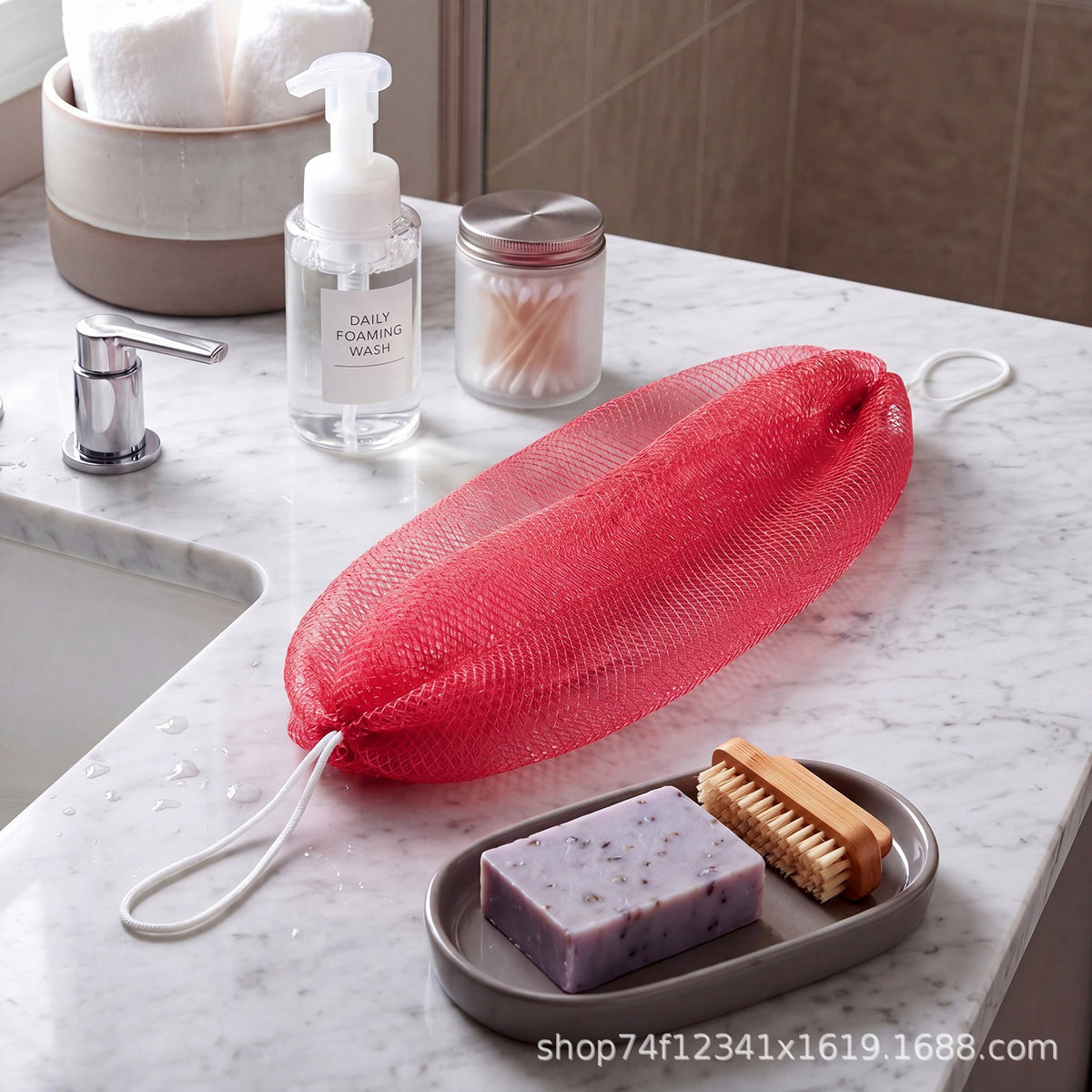 Authentic Exfoliating Net Bath Sponge🛁