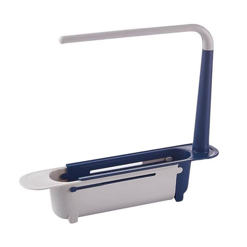 Expandable Sink Organizer Shelf - Waterproof Plastic Rack with No Mold Growth🛁
