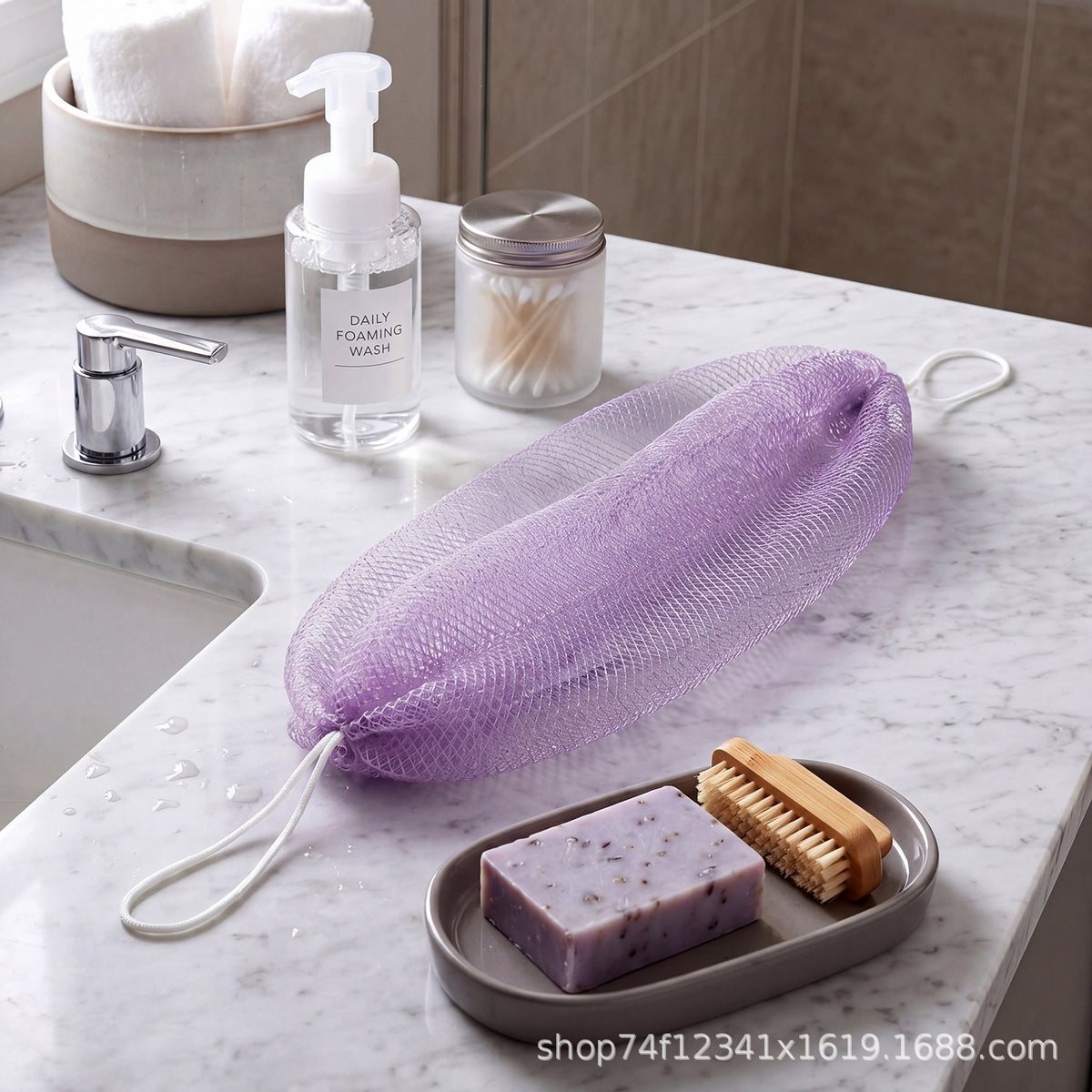 Authentic Exfoliating Net Bath Sponge🛁