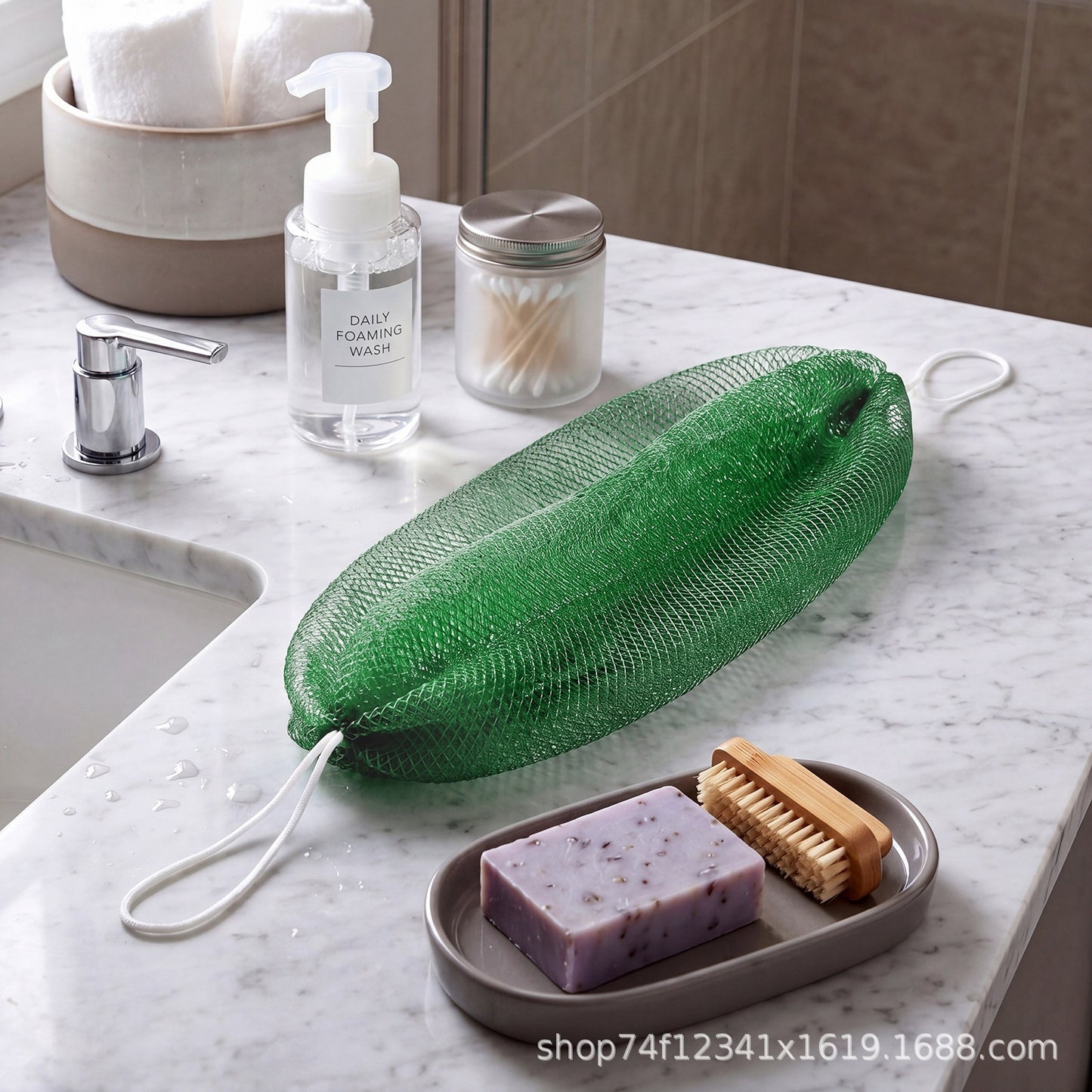 Authentic Exfoliating Net Bath Sponge🛁