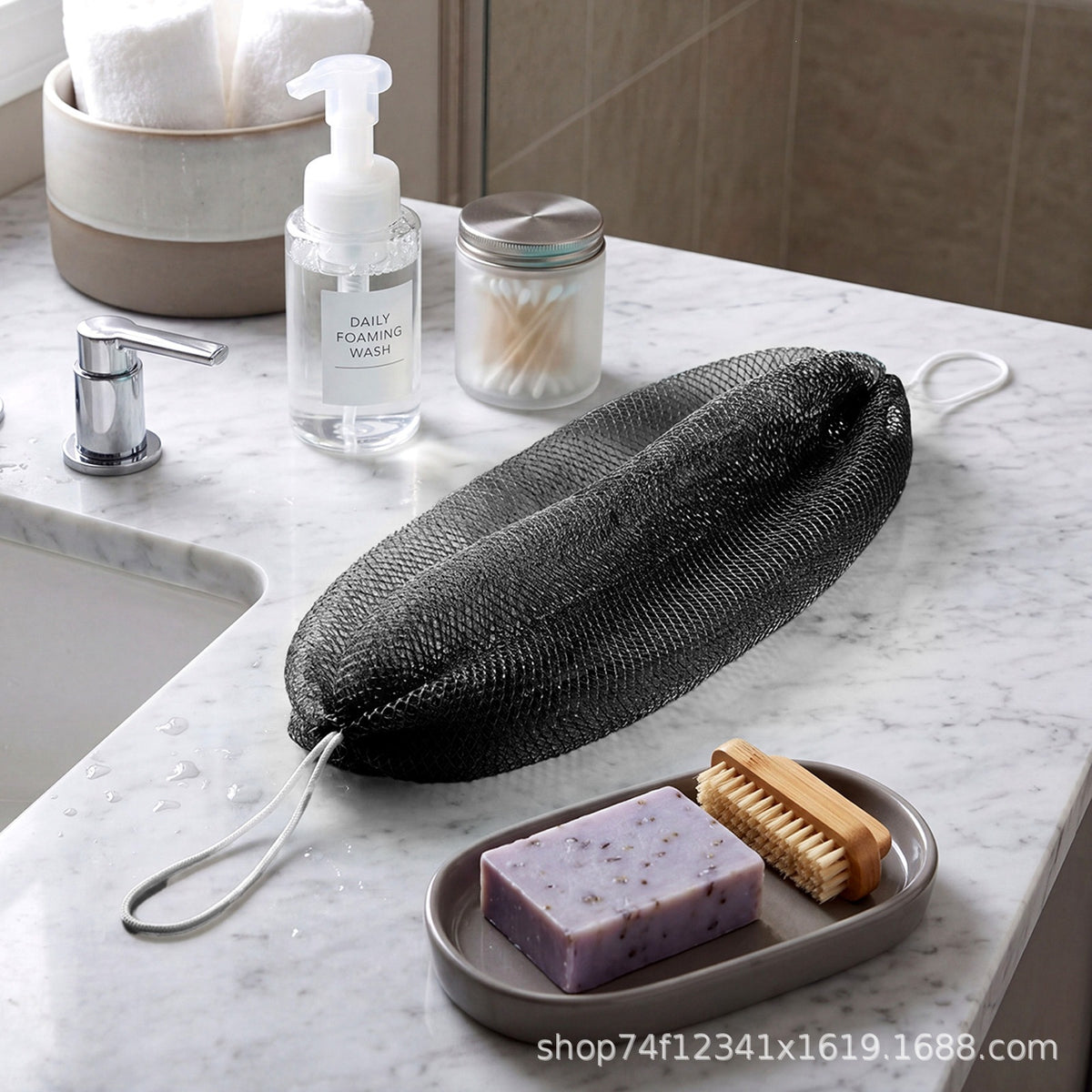 Authentic Exfoliating Net Bath Sponge🛁