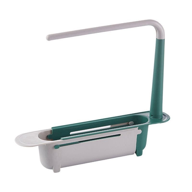 Expandable Sink Organizer Shelf - Waterproof Plastic Rack with No Mold Growth🛁