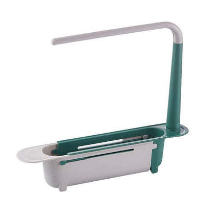 Expandable Sink Organizer Shelf - Waterproof Plastic Rack with No Mold Growth🛁