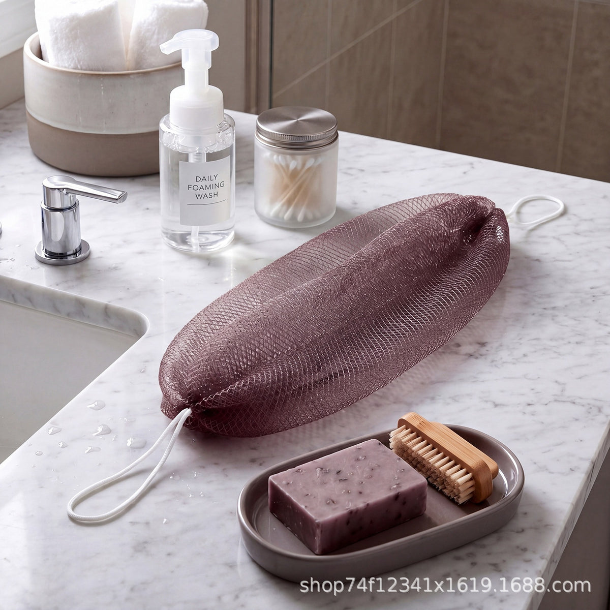 Authentic Exfoliating Net Bath Sponge🛁