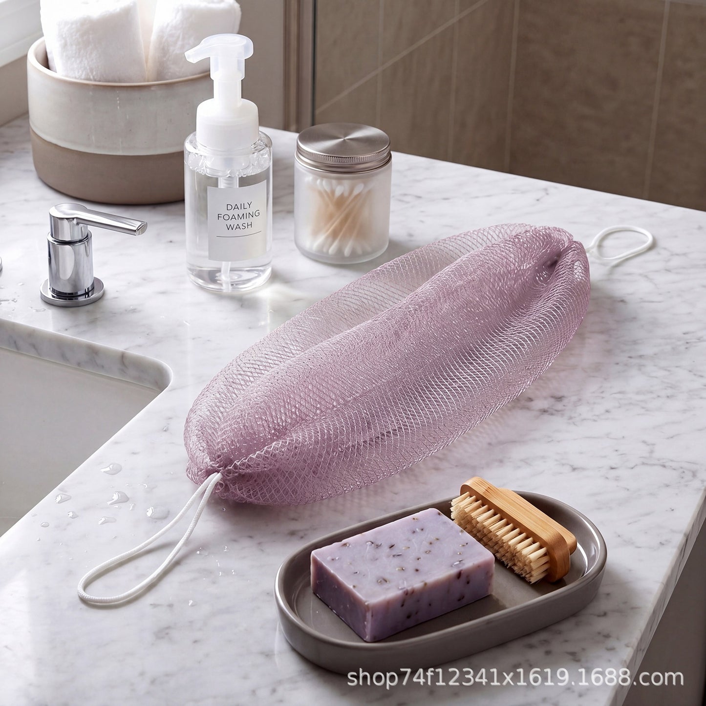 Authentic Exfoliating Net Bath Sponge🛁