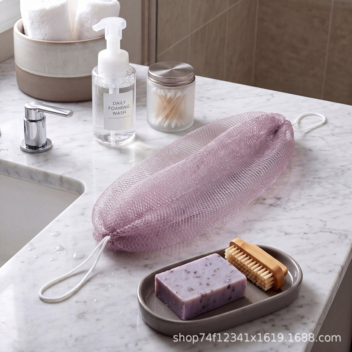 Authentic Exfoliating Net Bath Sponge🛁