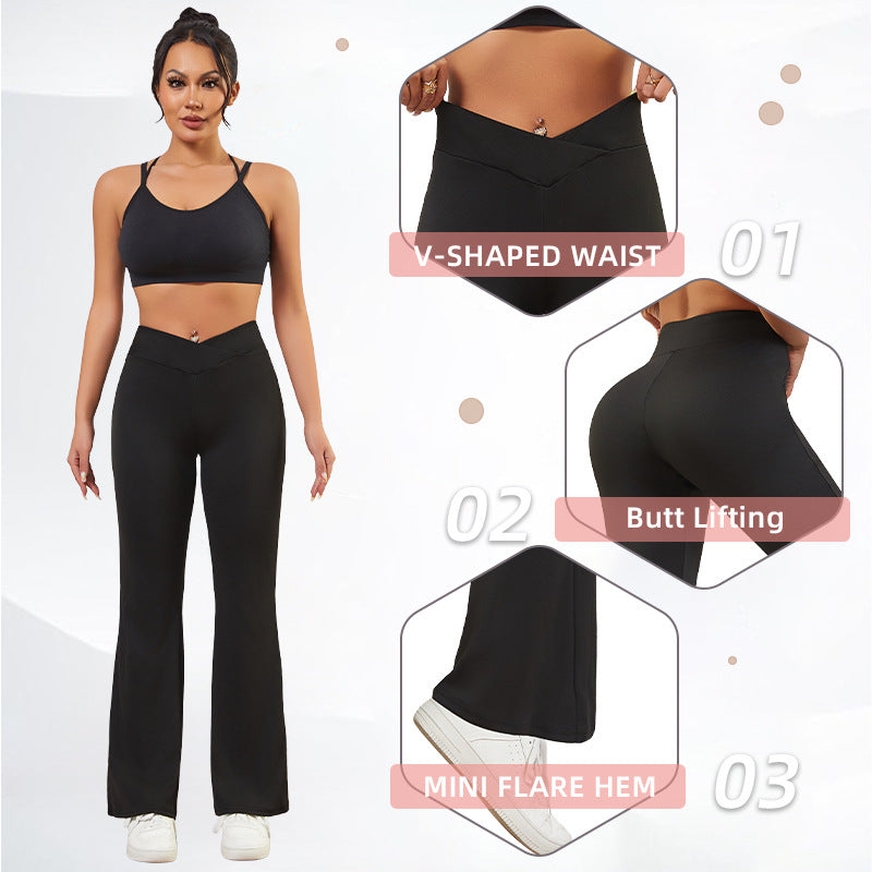 Women's Soft High-Stretch Micro-Flare Yoga Pants 👖