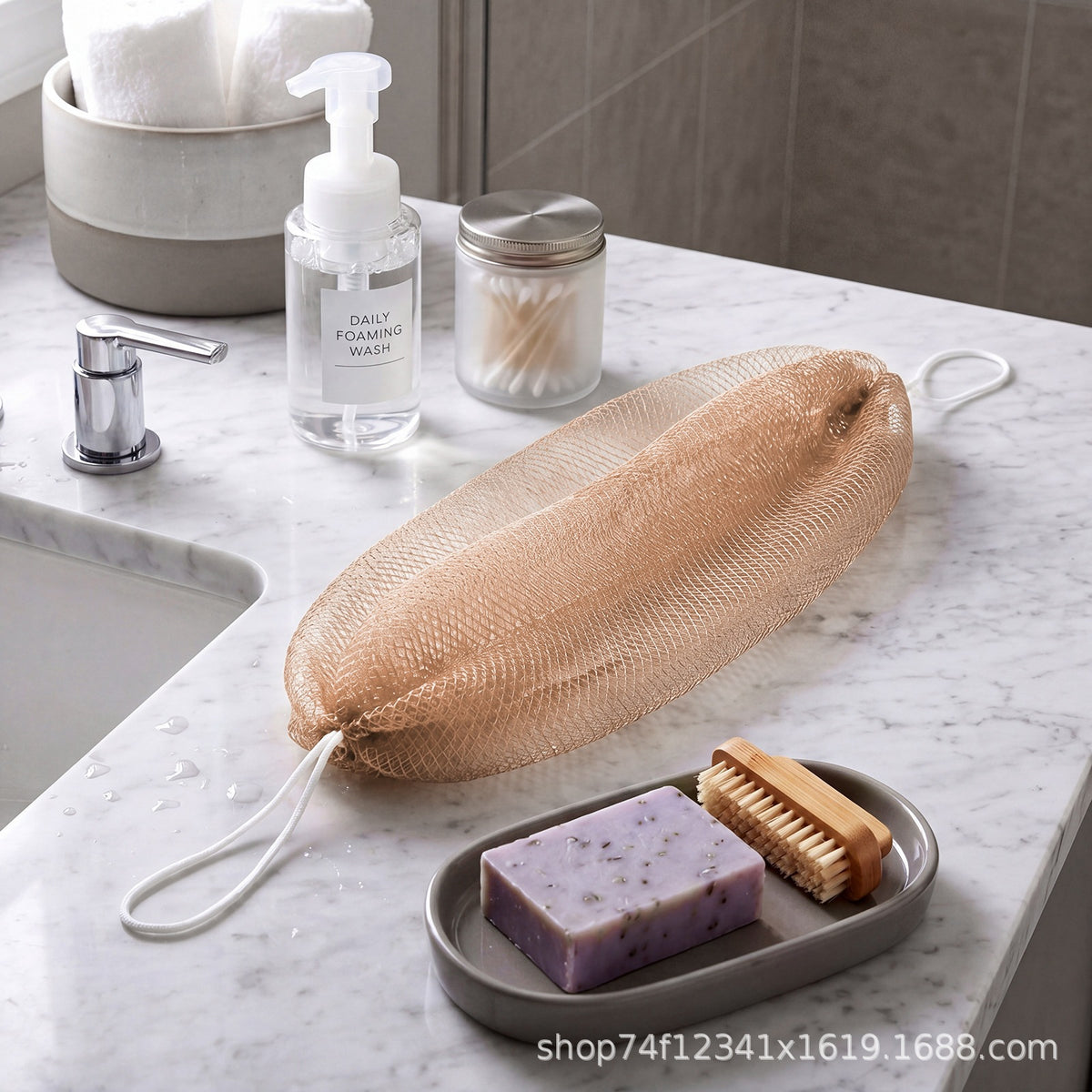 Authentic Exfoliating Net Bath Sponge🛁