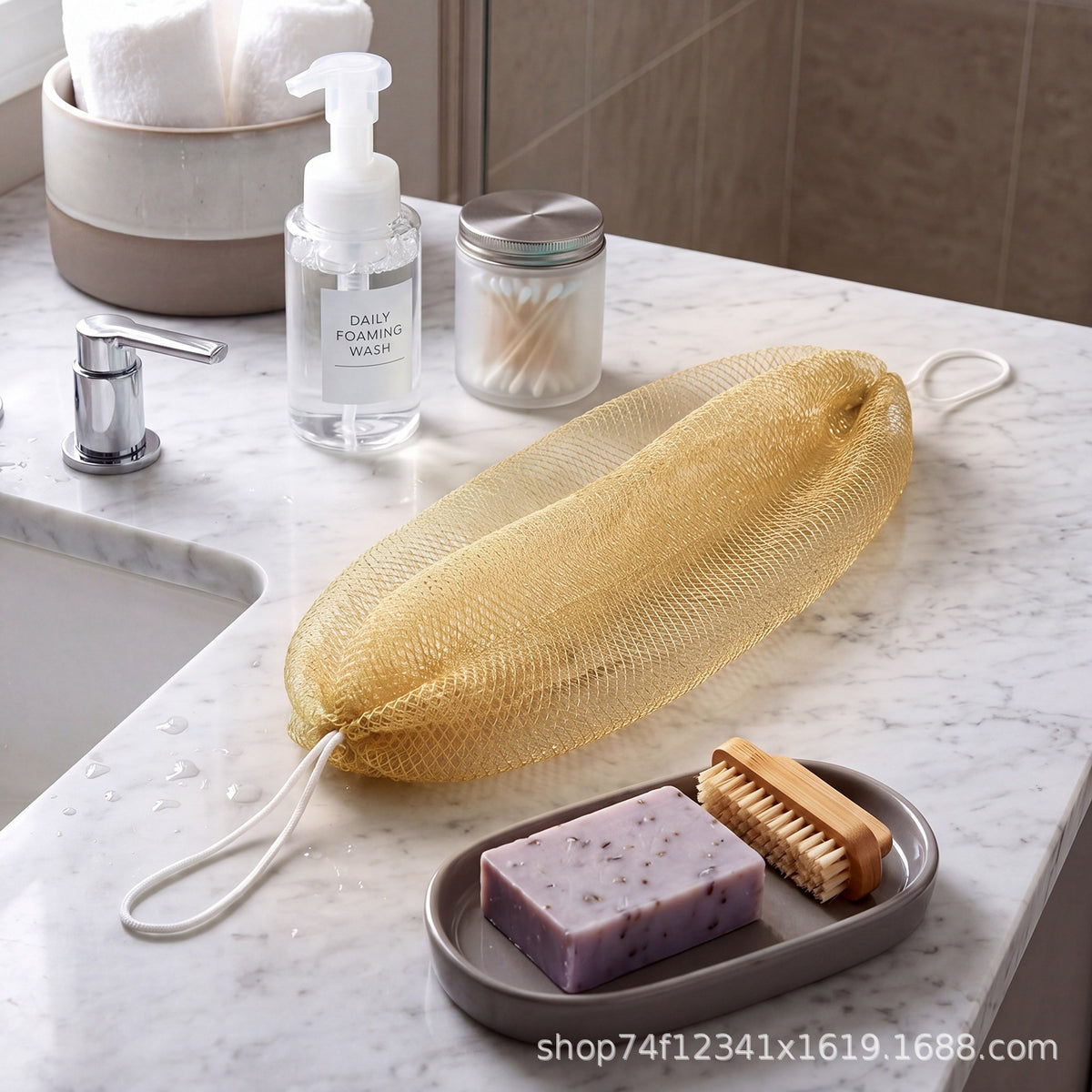 Authentic Exfoliating Net Bath Sponge🛁