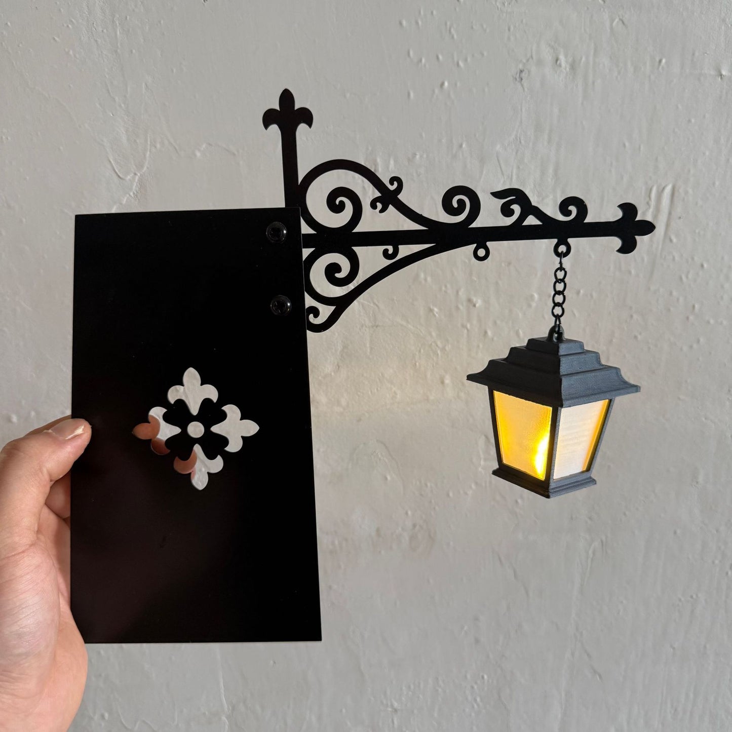 Library Lantern Bookshelf Light, Miniature Hanging Shelf Lamp with Fixed Warm LED Glow🎃
