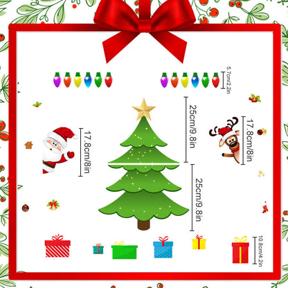 Christmas Refrigerator Magnets, Christmas Tree Magnets for Fridge Stickers Decoration 🎄