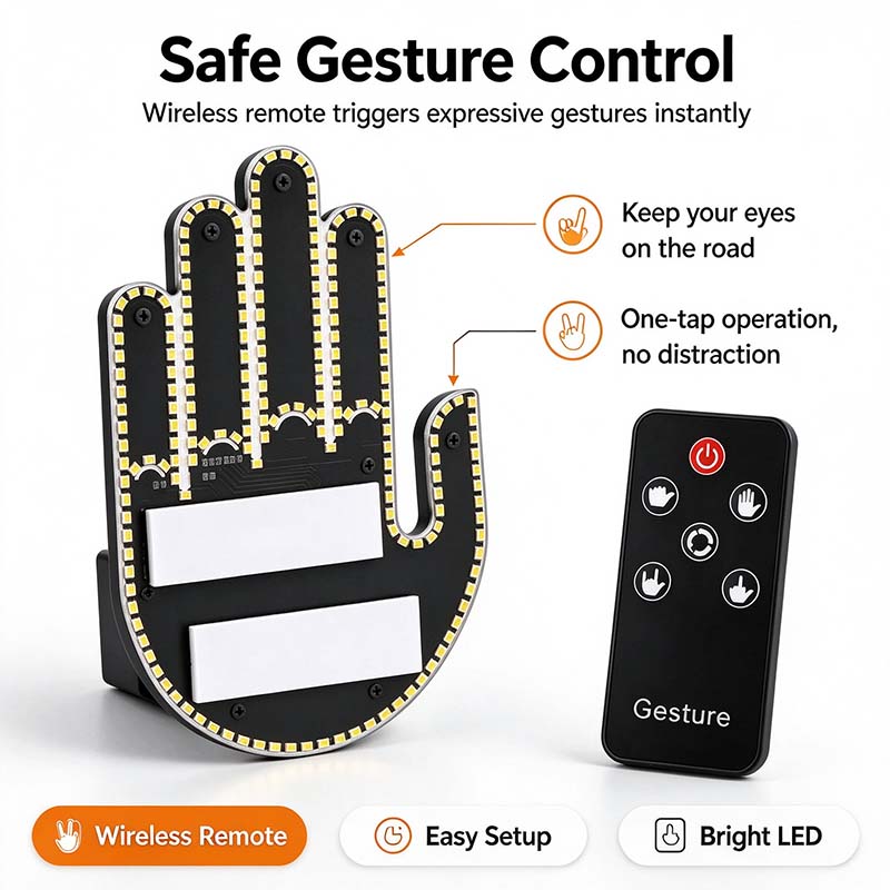 LED Car Gesture Light🖲️
