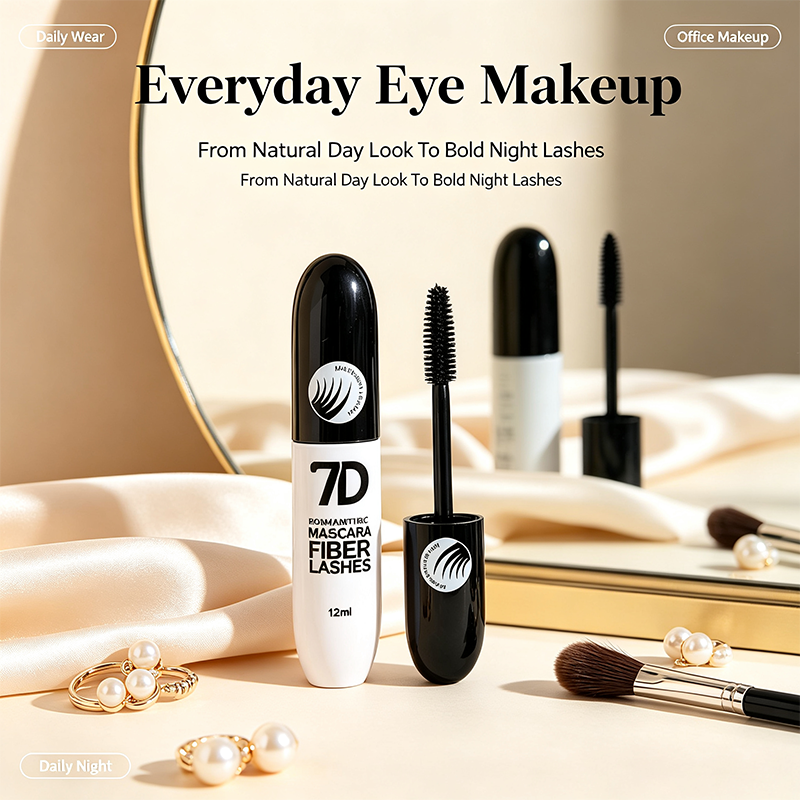 7D Silk Fiber Black Lengthening Mascara - Adult Beauty Makeup✨