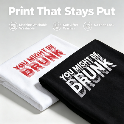 Funny Streetwear Graphic Tee – "You Might Be Drunk Unisex" T-Shirt - Gifts Suitable for Anyone Casual Cotton👕