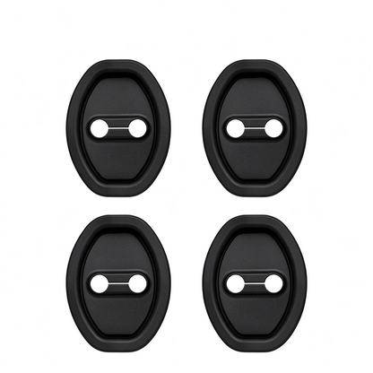 4 Pcs Door Latch Lock Covers, Experience Seamless Installation with Our Self-Adhesive Design 🚪