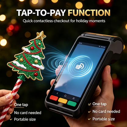 Christmas Tree Tap‑To‑Pay Wand 🎄