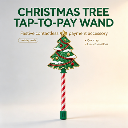 Christmas Tree Tap‑To‑Pay Wand 🎄