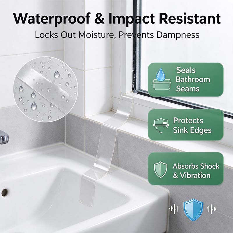 Self-Adhesive Silicone Waterproof Tape (2x33ft) - High-Temperature Resistant, Impact-Resistant 🛠️
