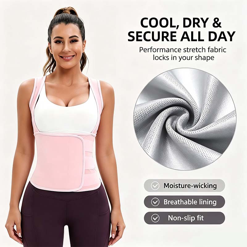 Women's Zip-Up Compression Shapewear Vest - Athletic Active Tops 🏋️‍♀️