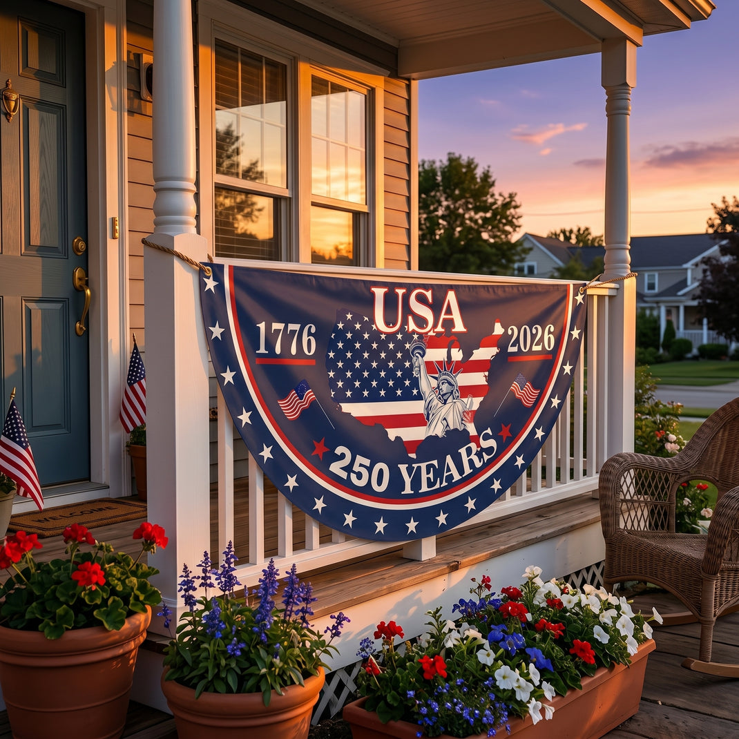 USA 250 Years Celebration Hanging Flag🎊