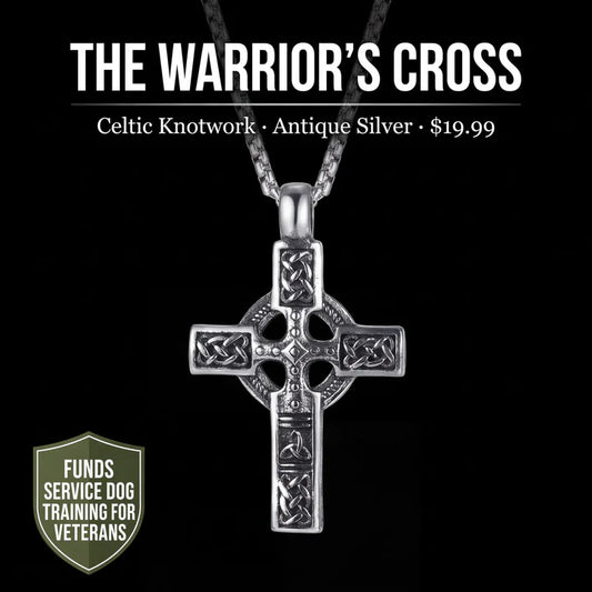 “The Warrior's Cross” Necklace💥