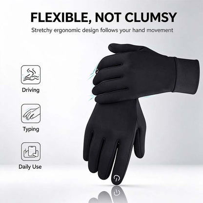 Winter Gloves Women Men Gloves Liners Thermal Warm Touch Screen 🧤