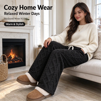 Winter Women's Lamb Fleece Long Pants - Ultra-Plush Lined All-Day Warmth Tech 👖