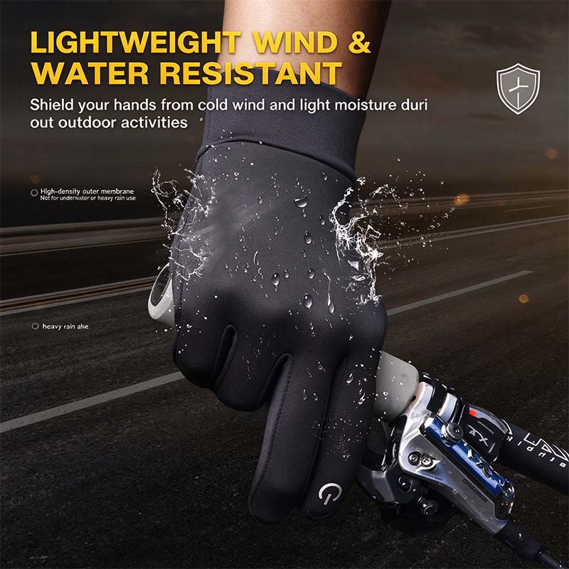Winter Gloves Women Men Gloves Liners Thermal Warm Touch Screen 🧤