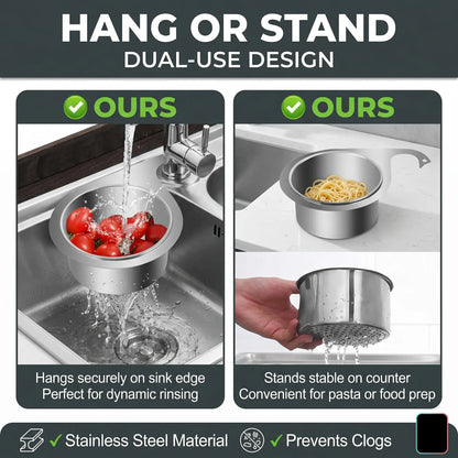 Stainless Steel Swan Sink Strainer Basket🚰