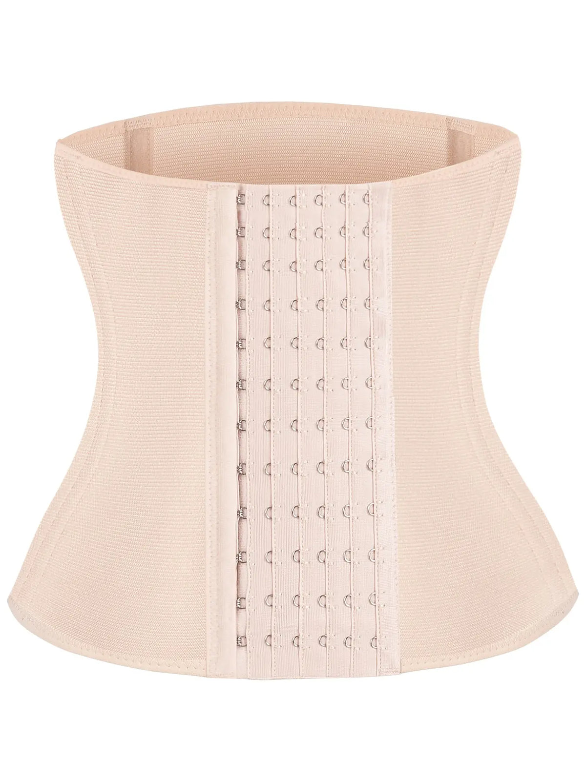 Women's Solid Color Hook & Eye Closure Waist Trainer, Adjustable Tummy Control Shaper🧘‍♀️