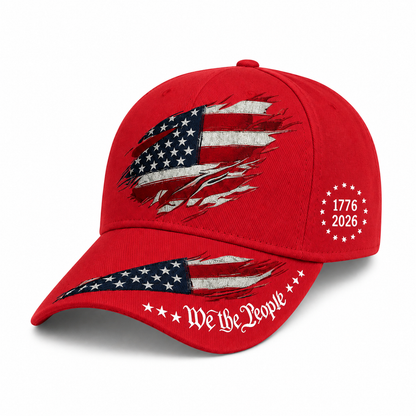 250th Anniversary Print Baseball Cap, Adjustable Unisex Sun Cap⭐