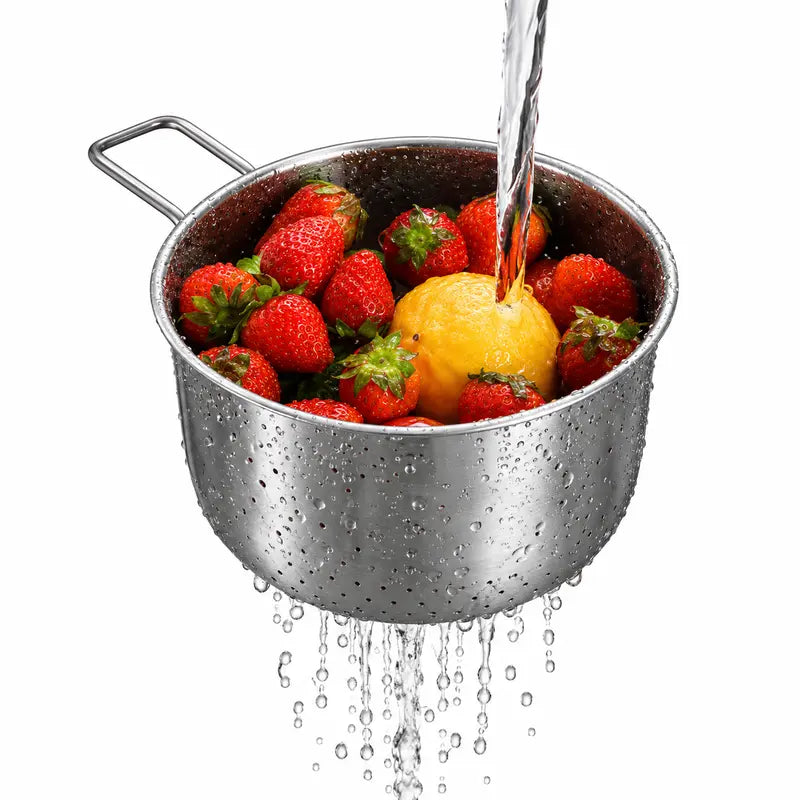 Stainless Steel Sink Hanging Drain Basket, with Handle Fast Draining🚰