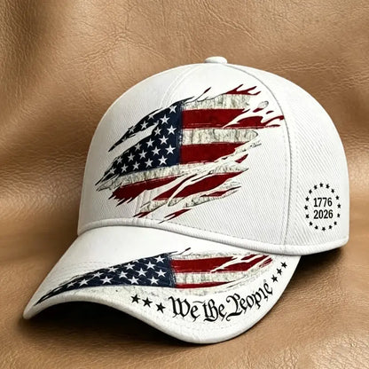 250th Anniversary Print Baseball Cap, Adjustable Unisex Sun Cap⭐