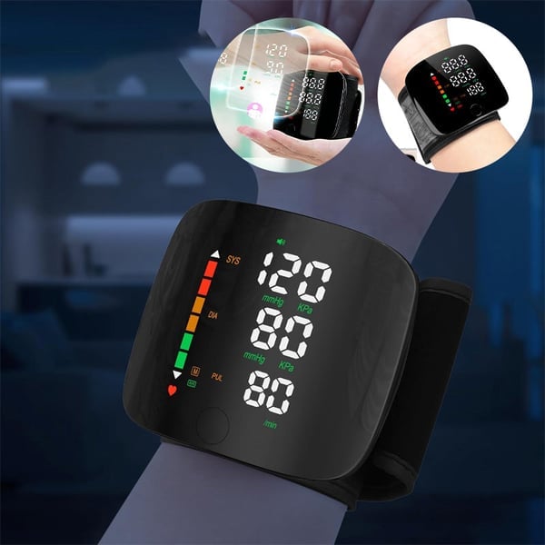 Automatic Wrist Blood Pressure Monitor, Accurate Health Monitoring✨
