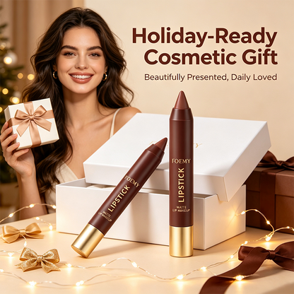 Matte Brown Lipstick, Individual Lipsticks, Waterproof, Non-stick Cup💄