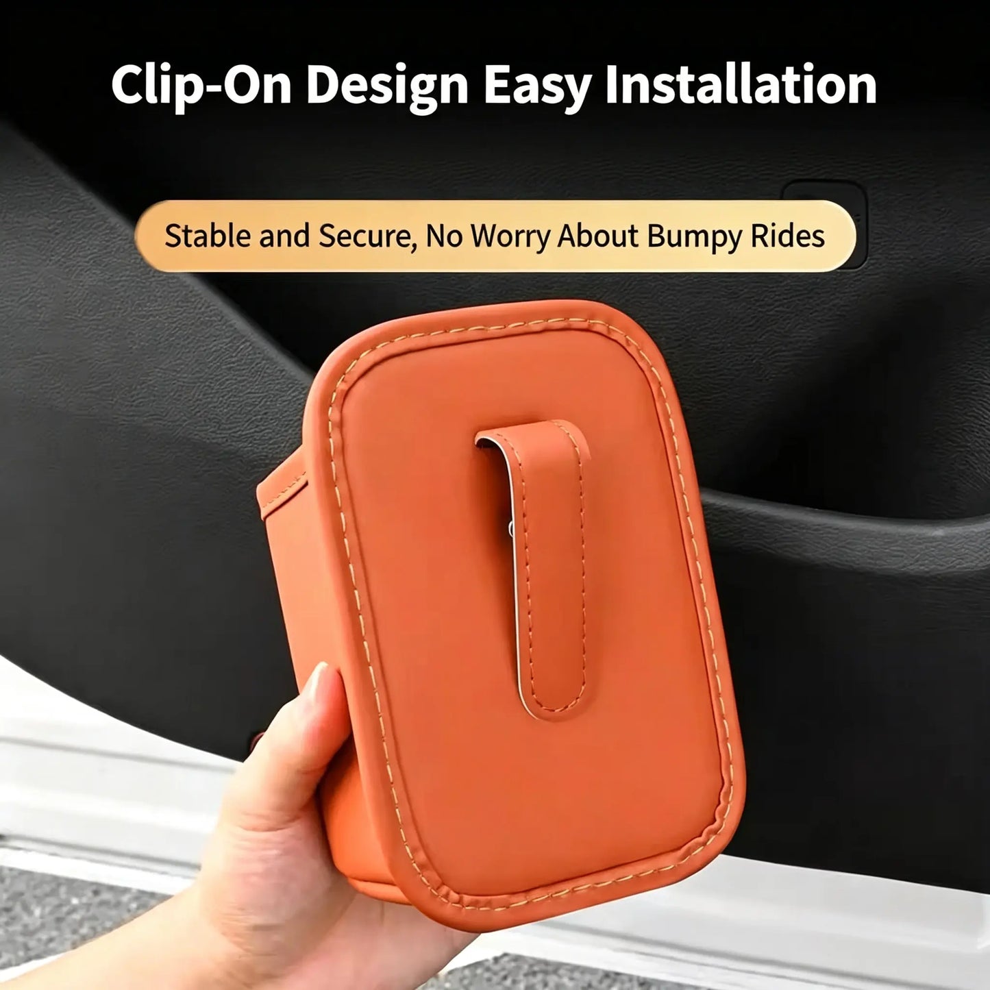 Car Cup Holder Accessory, Multi‑Purpose Drink & Water Bottle Storage Pouch 🚗