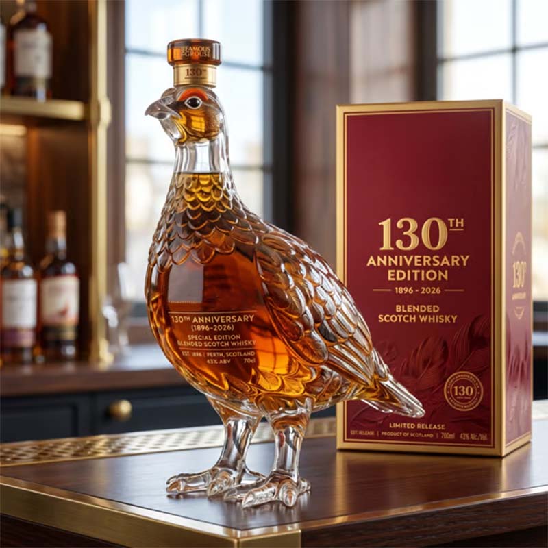 130th Anniversary Edition Blended Scotch Whisky Bottle