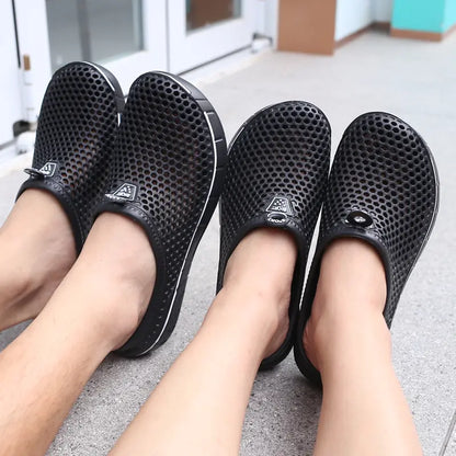 Unisex Quick-Dry Mesh Slip-On Mules,Women's and Men's Lightweight Non-Slip EVA Summer Footwear 🥿