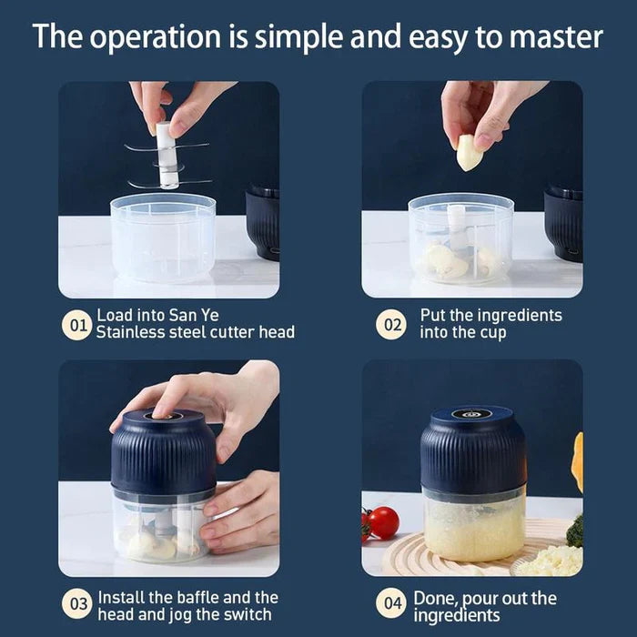 🧺 Compact Portable Mini Food Chopper | Handy Kitchen Helper