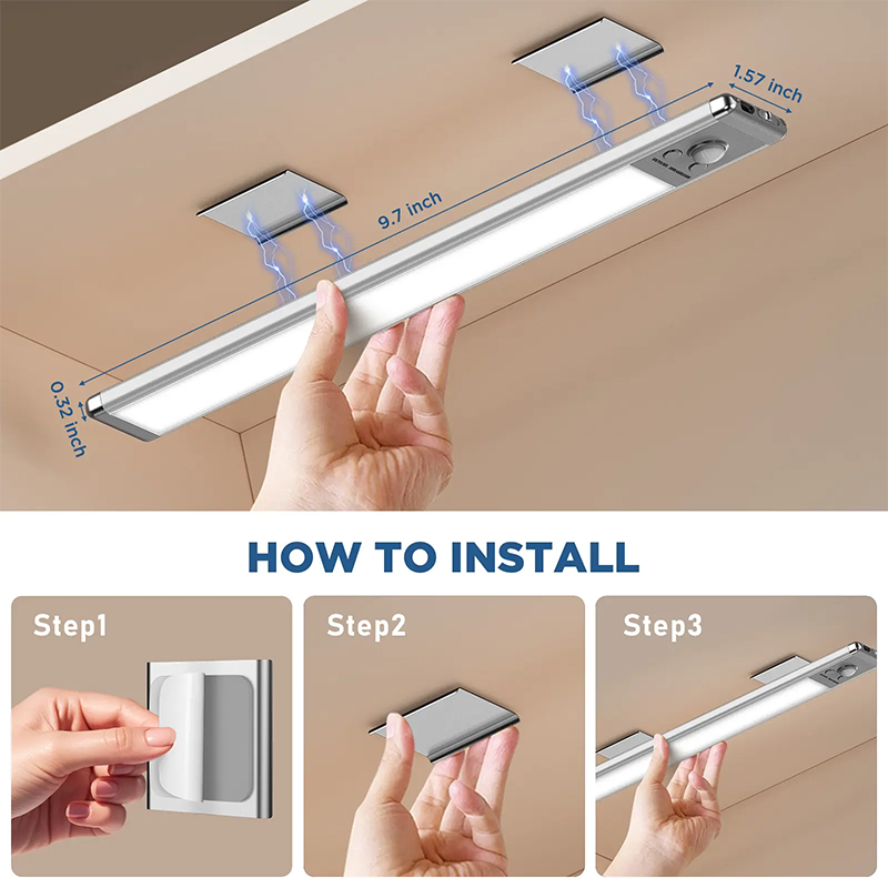 Under Cabinet Lights,Motion Sensor Night Light Indoor,USB Rechargeable Light💡