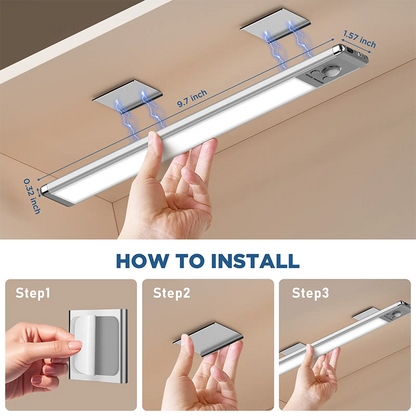 Under Cabinet Lights,Motion Sensor Night Light Indoor,USB Rechargeable Light💡