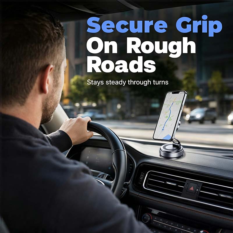 2.0 Foldable Magnetic Car Phone Holder - 20 N52 Magnet🚗