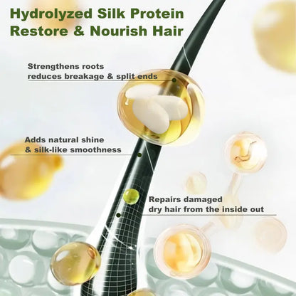 Anti-Hair Fall Hair Loss Treatment Shampoo Oil Control Anti Dandruff🧙